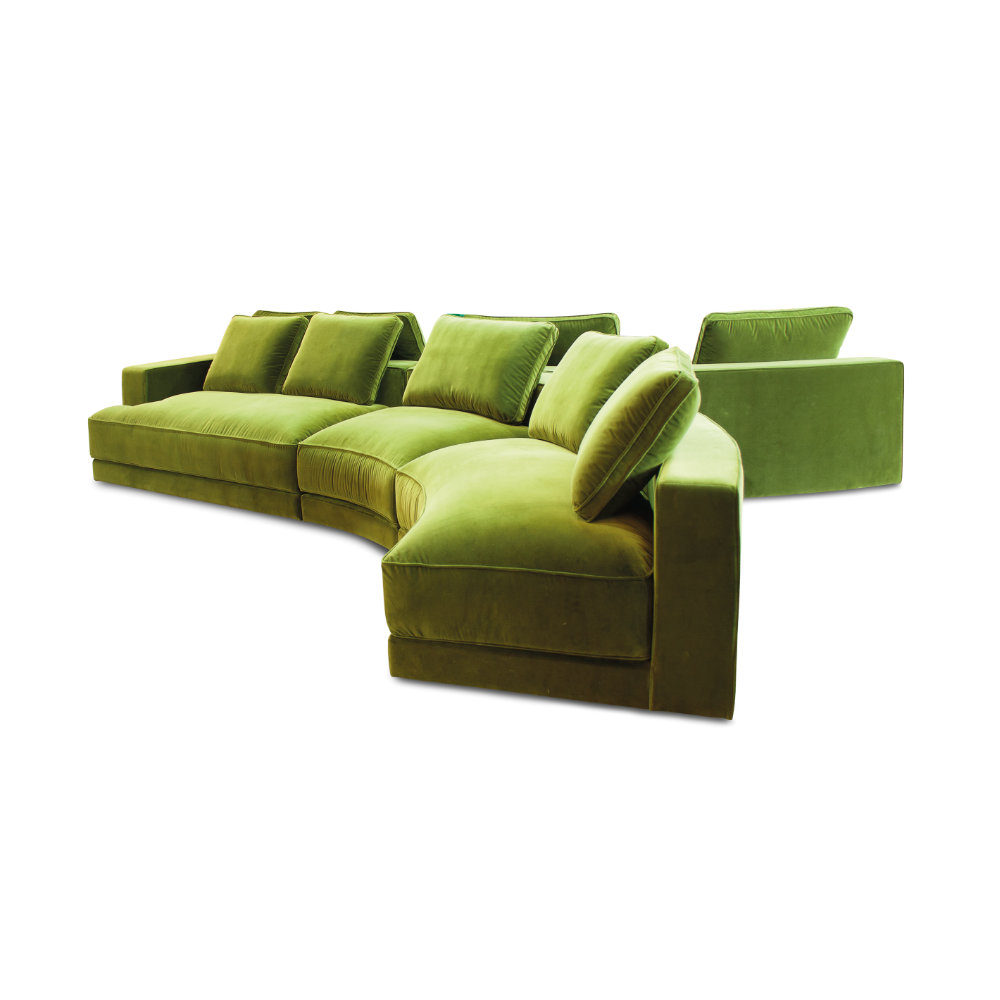 Manhattan Crearte Double Face curved sofa