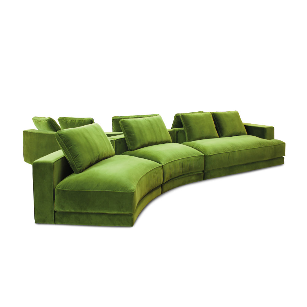 Manhattan Crearte Double Face curved sofa