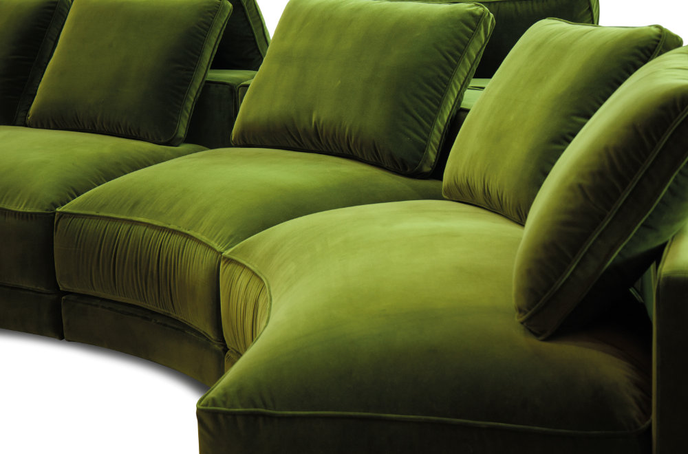 Manhattan Crearte Double Face curved sofa