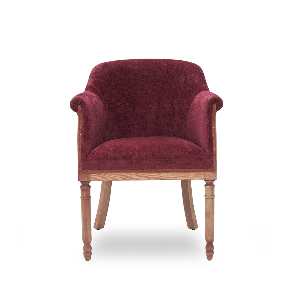 Paris velvet wingback chair clearance